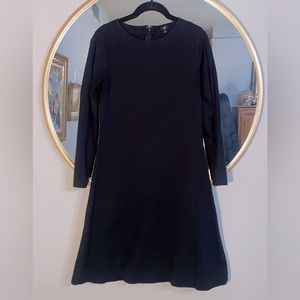 J Crew Long Sleeve Midi Sheath Dress